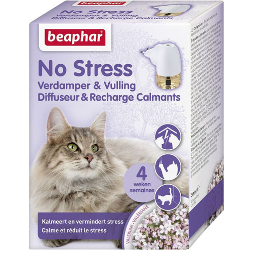 BEAPHAR No Stress Starter Pack difuzer i rastvor za macke, miris lavande, 30ml