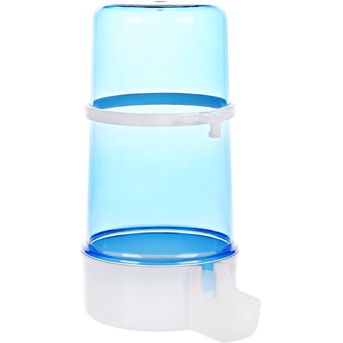 FLAMINGO Pojilica za ptice plasticna Fountain, Plavo/Bela, 420ml
