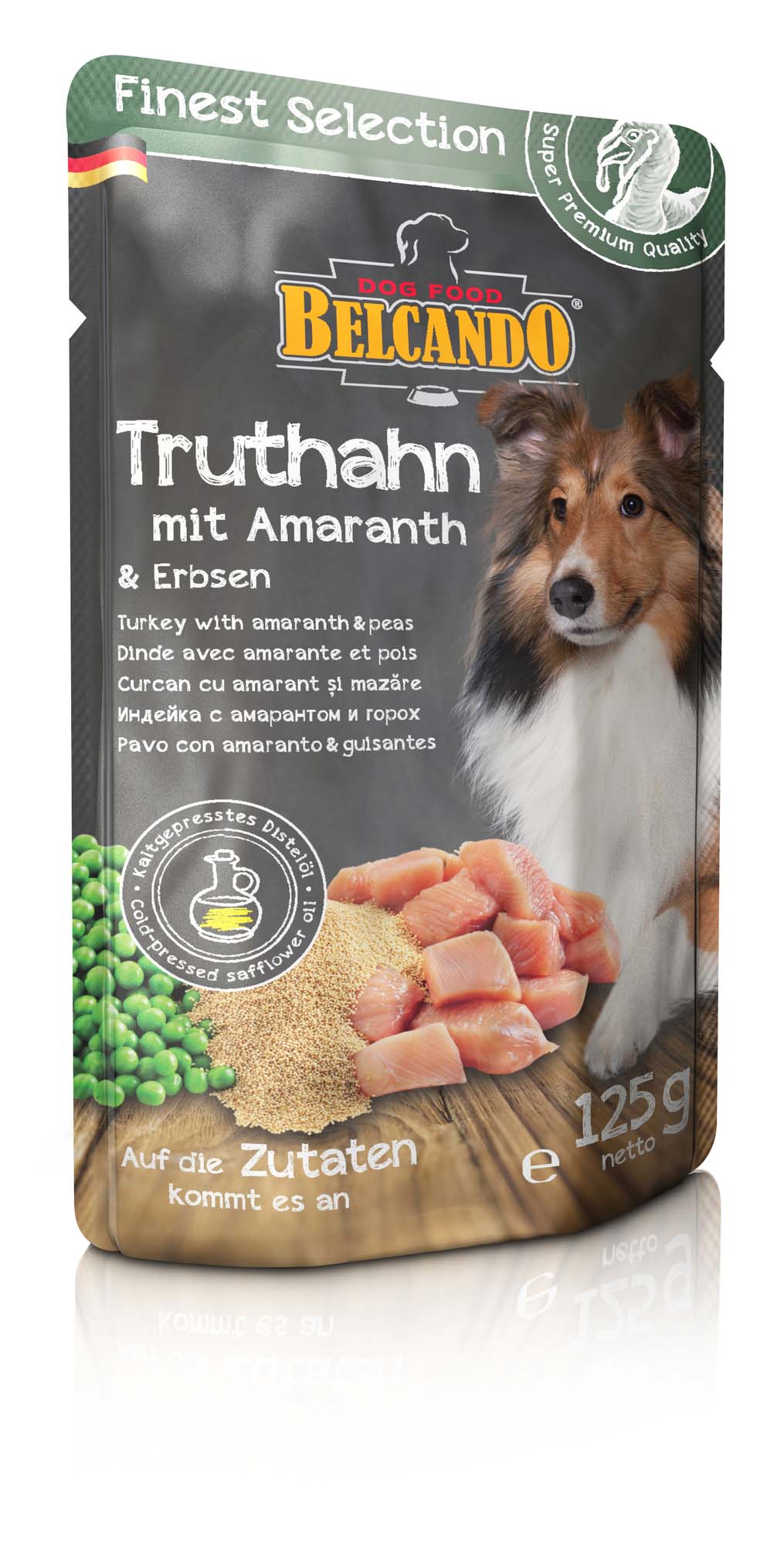 BELCANDO Finest Selection s curetinom, amarantom i graskom, 125g