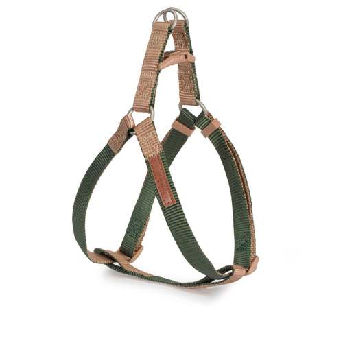 OUTLET CAMON Am za pse OneTouch Double Premium, Zeleno/Bez, 15x350-600mm