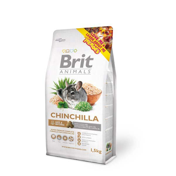 BRIT ANIMALS Chinchilla, peletirana hrana za cincile