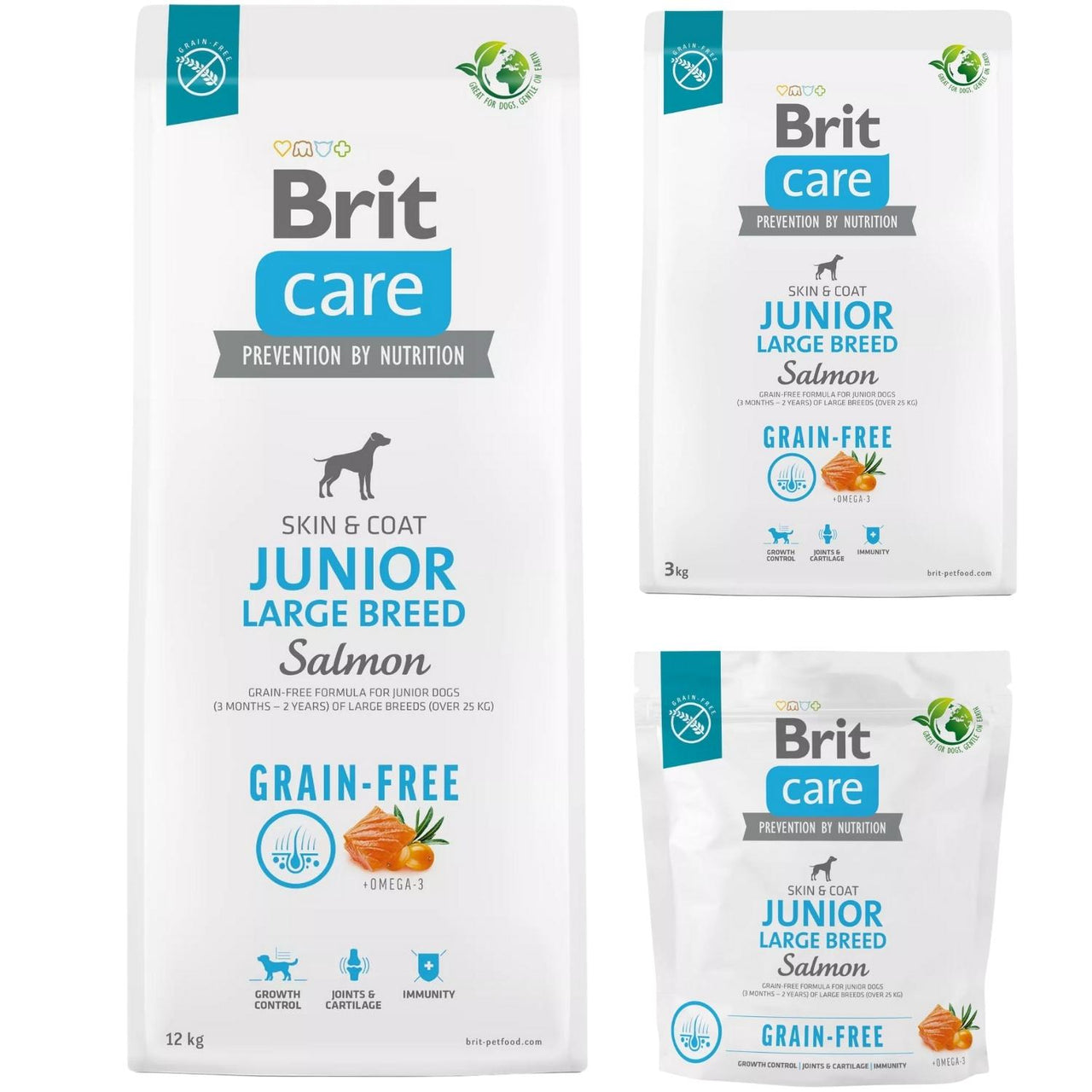 BRIT CARE GF JUNIOR Large Breed, s lososom, bez zitarica