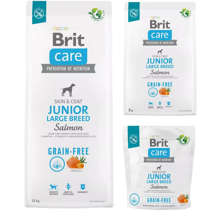 BRIT CARE GF JUNIOR Large Breed, s lososom, bez zitarica