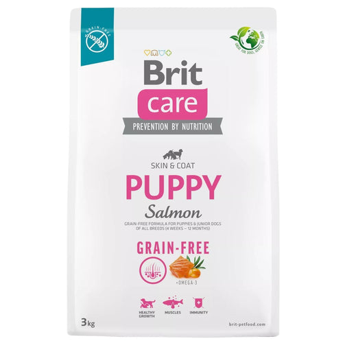 BRIT CARE GF PUPPY All Breed, s lososom, bez zitarica, 3kg
