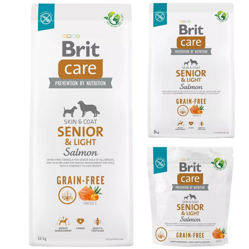 BRIT CARE GF Senior All Breed, s lososom, bez zitarica