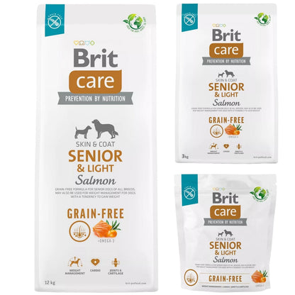 BRIT CARE GF Senior All Breed, s lososom, bez zitarica