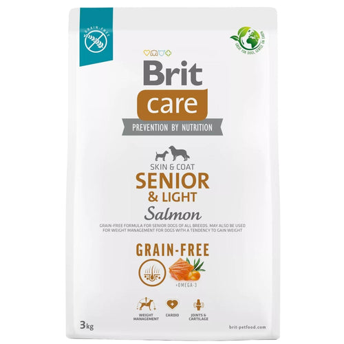 BRIT CARE GF Senior All Breed, s lososom, bez zitarica, 3kg