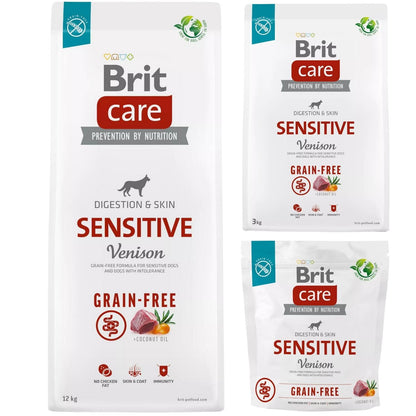BRIT CARE GF Sensitive All Breed, sa srnetinom, bez zitarica