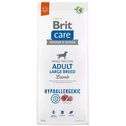 BRIT CARE Hypoallergenic, Adult Large Breed, s jagnjetinom i pirincem