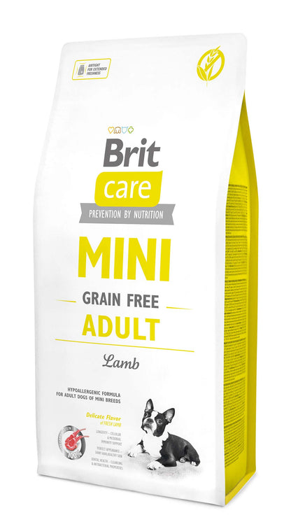 BRIT CARE Mini Adult, s jagnjetinom, bez zitarica, 7kg