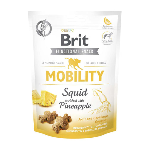 BRIT Functional poslastica za pse, Mobility s lignjama i dunjom, 150g