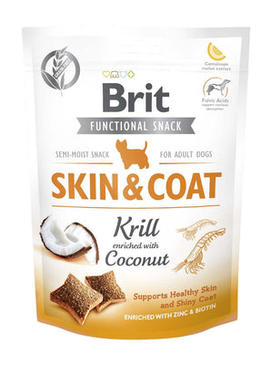 BRIT Functional poslastica za pse, Skin&Coat Krill i kokos, 150g