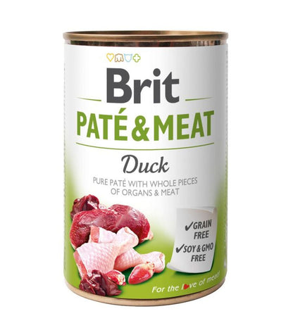 BRIT Pate & Meat, s komadicima pacetine u pasteti, bez zitarica