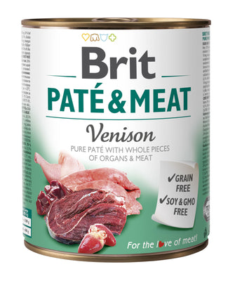 BRIT Pate & Meat PUPPY, s komadicima piletine u pasteti, bez zitarica, 800g