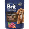 BRIT PREMIUM by Nature, fileti u sosu za pse, s govedinom i šargarepom, 85g