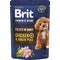 BRIT PREMIUM by Nature, fileti u sosu za pse, s piletinom i graškom, 85g