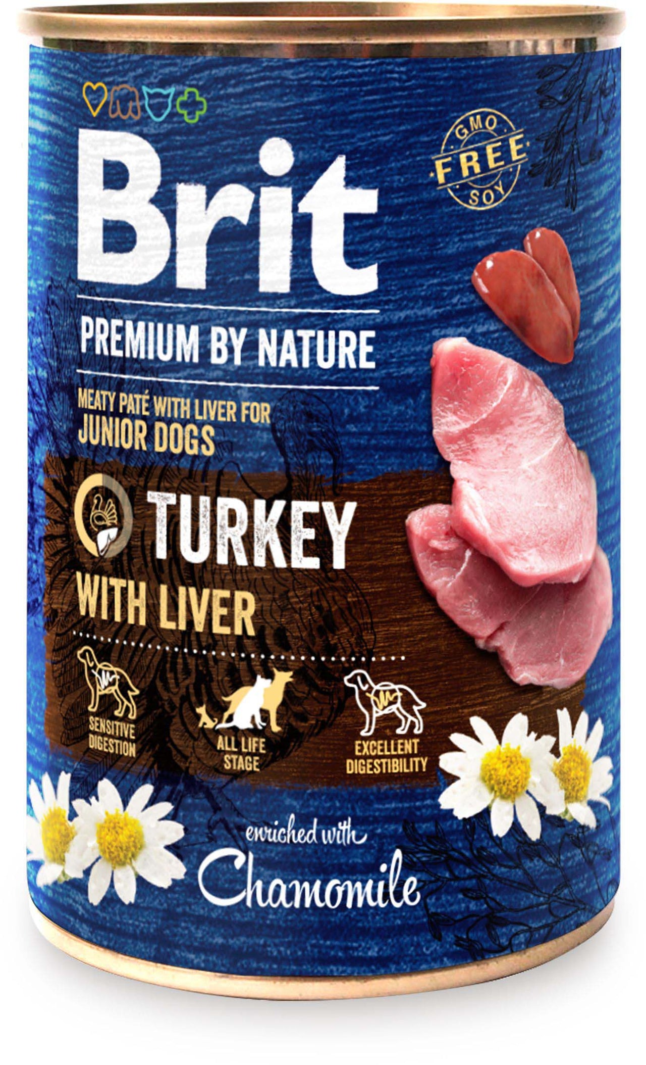 BRIT PREMIUM by Nature JUNIOR, mesna pasteta za stenad s curetinom