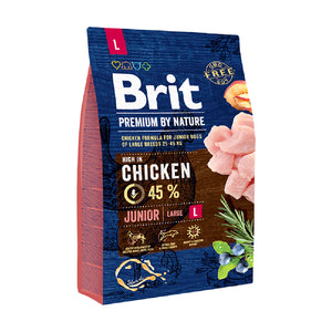 BRIT PREMIUM by Nature JUNIOR Large Breeds, 3kg