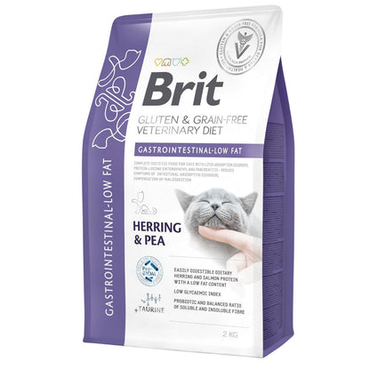 BRIT VD Cat Gastrointestinal Low fat, kod poremecaja varenja, bez zitarica