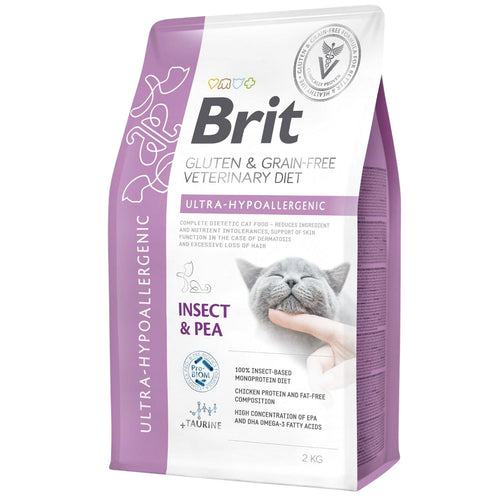 BRIT VD Cat Ultra hypoallergenic,kod nepovoljnih reakcija na hranu, bez zitarica