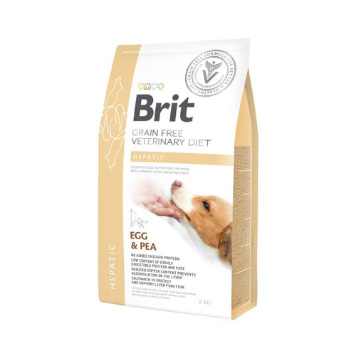 BRIT VD Dog Hepatic, podrska funkciji jetre, bez zitarica, 2kg