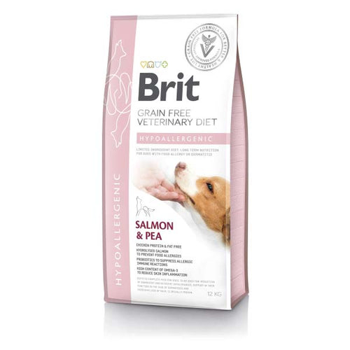 BRIT VD Dog Hypoallergenic, kod nepovoljnih reakcija na hranu, bez zitarica 