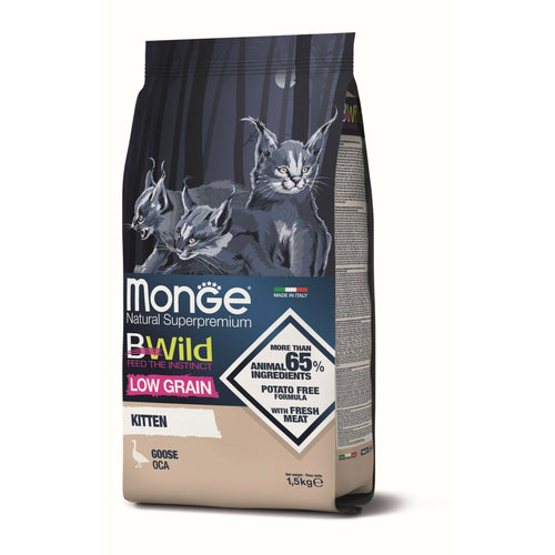 BWILD Hrana za macke Low Grain Guska - Cat KITTEN 1.5kg