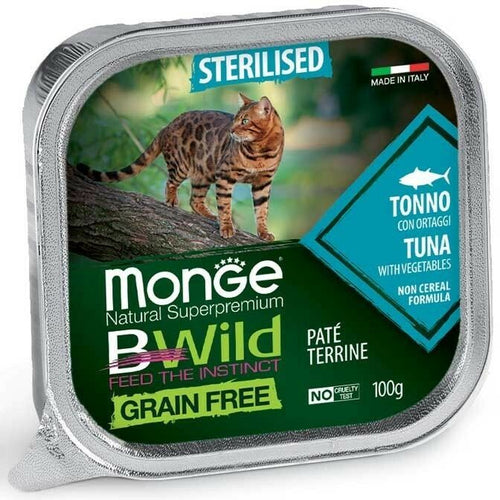 BWILD Pasteta za sterilisane macke, tuna i povrce, 100g