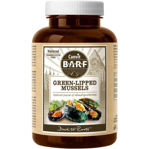 CANVIT Barf Green Lipped Mussel u prahu, za zglobove, za pse i macke, 180g