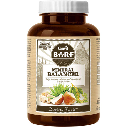 CANVIT Barf Mineral Balancer u prahu, kalcijum, za stenad i mlade pse, 260g