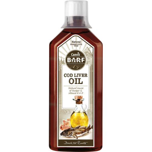 CANVIT Barf Ulje bakalarove jetre, izvor Omega-3, za pse, 500ml