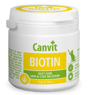CANVIT Biotin tablete - Hair & Skin, za sjajnu dlaku, za macke 100g