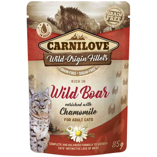 CARNILOVE Cat, fileti s d. svinjom obogaceni kamilicom, bez zitarica, 85g