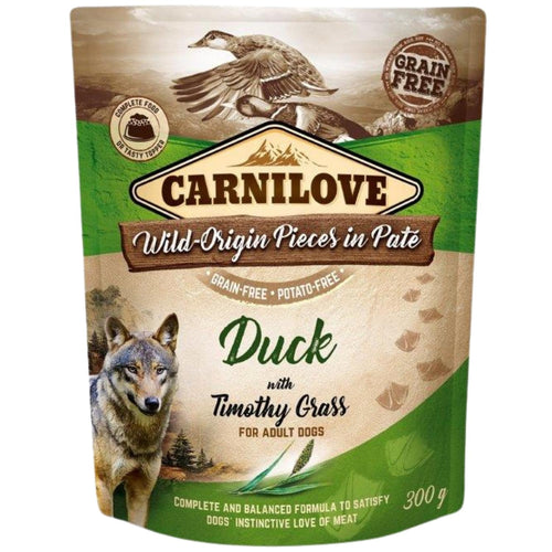 CARNILOVE Dog, pasteta s pacetinom i zutom sargarepom, bez zitarica, 300g