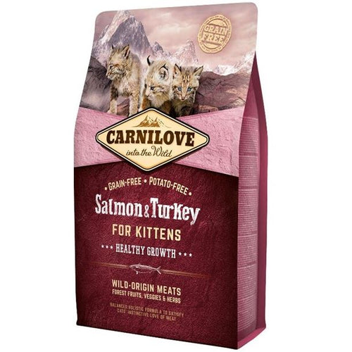 CARNILOVE KITTEN Losos i curetina, bez zitarica, 2kg