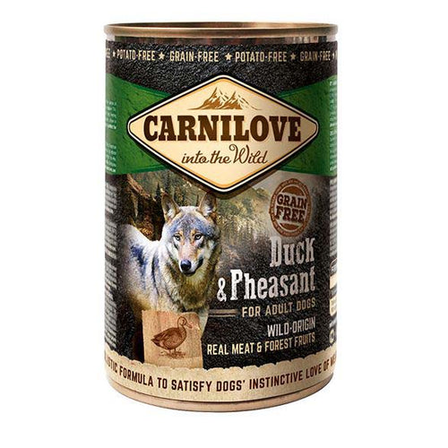 CARNILOVE Pacetina i fazan, komadi pravog mesa u pasteti, 400g