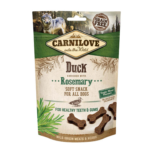 CARNILOVE SemiMoist meka poslastica za pse, s pacetinom i ruzmarinom, 200g