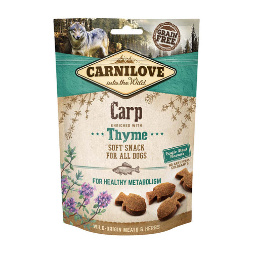 CARNILOVE SemiMoist meka poslastica za pse, sa saranom i maj. dusicom, 200g