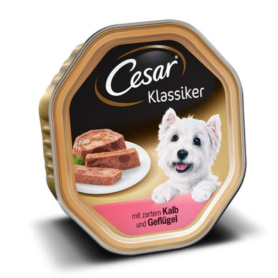 CESAR Classics Pasteta za pse s teletinom i zivinom, 150g