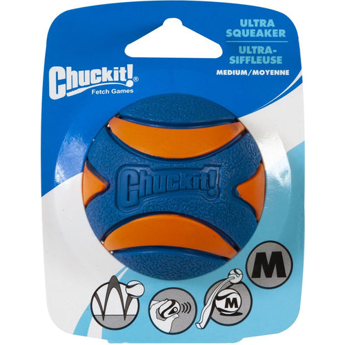 CHUCKIT! Igracka za pse Lopta Ultra, zvucna, M, 6,5cm