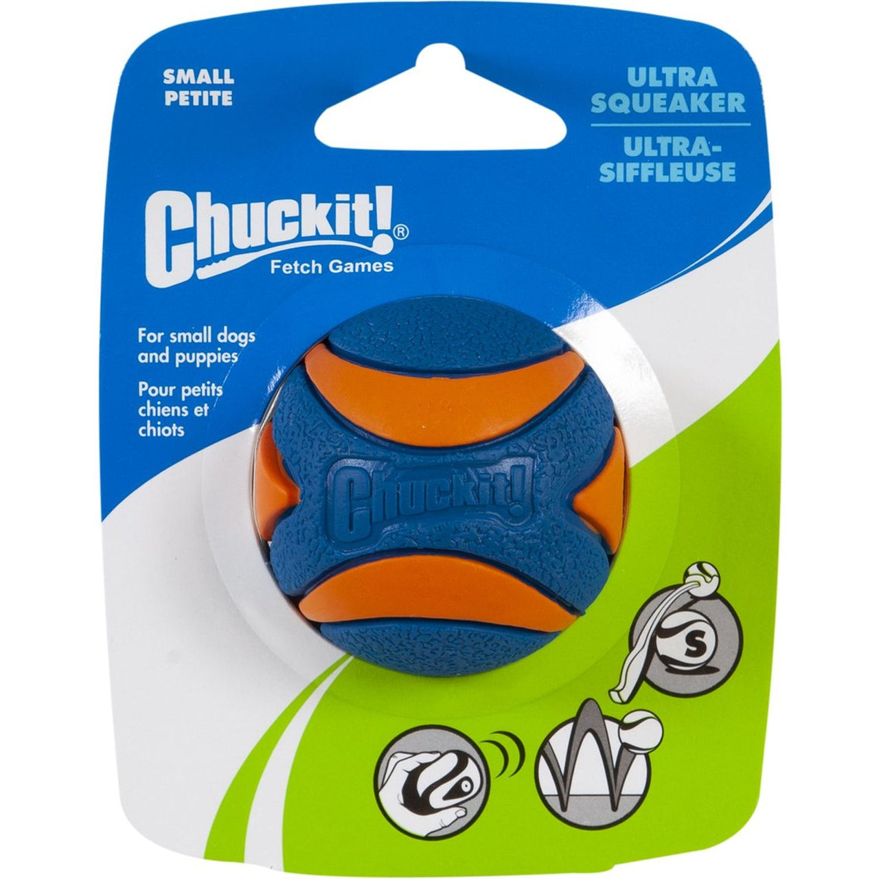 CHUCKIT! Igracka za pse Lopta Ultra, zvucna, S, 5cm