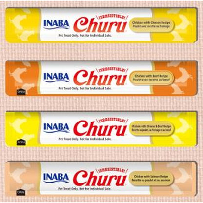 CHURU Box krema za macke, piletina i govedina u cetri vrste sosa, 14g 1kom