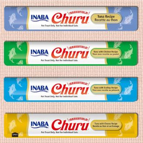 CHURU Box krema za macke, tunjevina u cetri vrste sosa, 14g 1kom