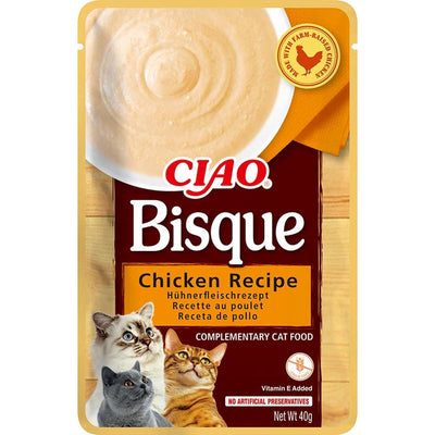 CIAO Bisque kremasti preliv za macke s piletinom, 40g