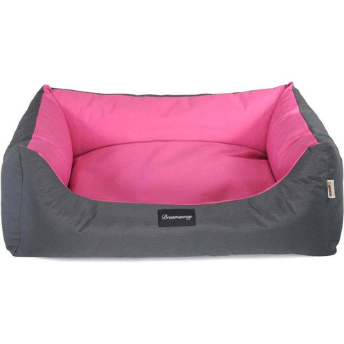 FABOTEX Krevet za pse i macke Dreamway, Boston Sofa Sivo/Ciklama