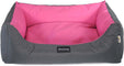 FABOTEX Krevet za pse i mačke Dreamway, Boston Sofa Sivo/Ciklama