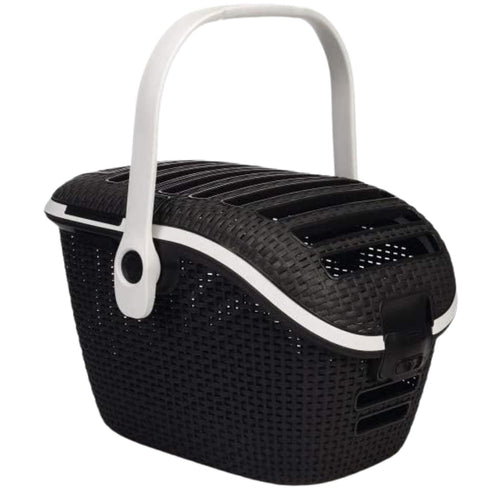 CURVER Transporter Rattan PetLife, Crni, 51x38x33cm