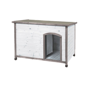 OUTLET DUVO+ Kućica za pse Balto sa ravnim krovom, drvena, 116x76x82cm