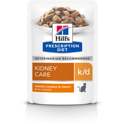 HILLs PrescriptionDiet Feline K/D Kidney Care Piletina, 156g