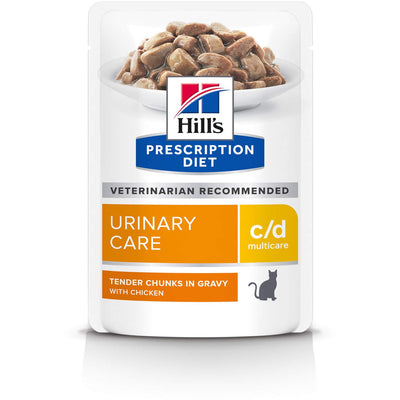 HILLs PrescriptionDiet Feline C/D Urinary Care Multicare Piletina, 85g